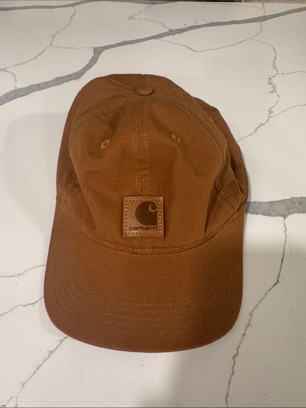 Carhartt Brown Canvas Logo Cap